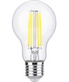 E27 3,8W dæmpbar LED filamentpære - A60, 806lm, Klasse A, klar glas, 2700K