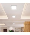 18W CCT LED loftlampe kvadratisk - 3-i-1 farvevalg, Cree chip, 6 års garanti