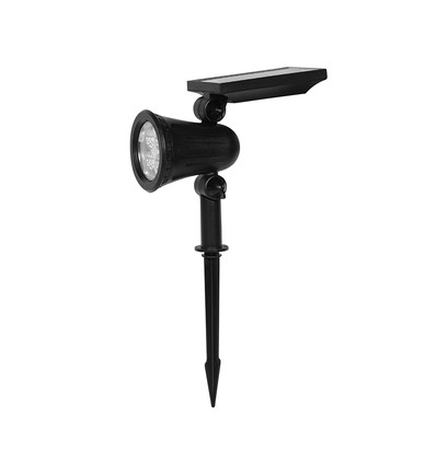 1,54W Solcelle havespot med spyd - 5,5V, IP54, 3000K, 2200mAh batteri