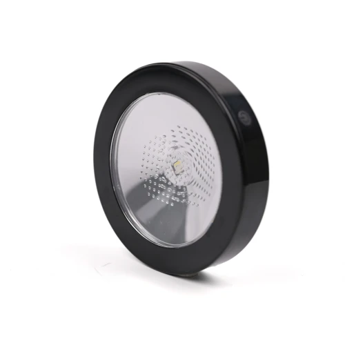 Opladelig RGB LED coaster - Sort, IP54 udendørs