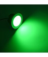 13W Ø11,4cm indbygningsspot RGB+CCT RA93 - 24V, Hul: Ø9,5 cm, Mål: Ø11,4 cm, Hvid kant