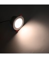 13W Ø11,4cm indbygningsspot RGB+CCT RA93 - 24V DC, Hul: Ø9,5 cm, Mål: Ø11,4 cm, Hvid kant