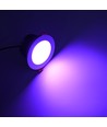 13W Ø11,4cm indbygningsspot RGB+CCT RA93 - 24V DC, Hul: Ø9,5 cm, Mål: Ø11,4 cm, Hvid kant