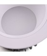 13W Ø11,4cm indbygningsspot RGB+CCT RA93 - 24V, Hul: Ø9,5 cm, Mål: Ø11,4 cm, Hvid kant
