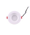 13W Ø11,4cm indbygningsspot RGB+CCT RA93 - 24V, Hul: Ø9,5 cm, Mål: Ø11,4 cm, Hvid kant