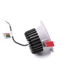 13W Ø11,4cm indbygningsspot RGB+CCT RA93 - 24V, Hul: Ø9,5 cm, Mål: Ø11,4 cm, Hvid kant