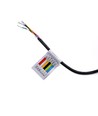 13W Ø11,4cm indbygningsspot RGB+CCT RA93 - 24V, Hul: Ø9,5 cm, Mål: Ø11,4 cm, Hvid kant