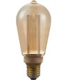 E27 3,5W dæmpbar LED pære - ST64, Vintage Rustika, 1800K, guld glas, 100lm