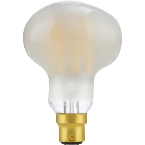 BA22d 6W dæmpbar LED Hammerhead pære - R83, 550lm, 2700K, mat spejlglas