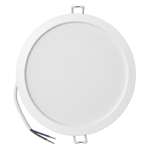Outlet: LEDVANCE 13W LED indbygningspanel - Hul: Ø15cm, Mål Ø16,5cm