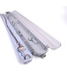 120cm Industri armatur - Til 2x 120cm T8 LED rør, IP65 vandtæt, Gennemfortrådet