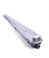 120cm Industri armatur - Til 2x 120cm T8 LED rør, IP65 vandtæt, Gennemfortrådet