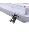 120cm Industri armatur - Til 2x 120cm T8 LED rør, IP65 vandtæt, Gennemfortrådet