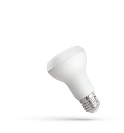 E27 7W R63 LED pære - Kold hvid, reflektorpære
