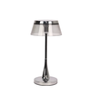Opladelig LED bordlampe - Sølv, touch dæmpbar, CCT, IP54