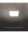 6W kvadratisk LED påbygningspanel - CCT, Backlit, Cree chip, 6 års garanti