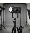 200W Projektør til foto og video - Flickerfri, justerbar kulør / lysstyrke, Display, inkl. fjernbetjening, 5m kabel