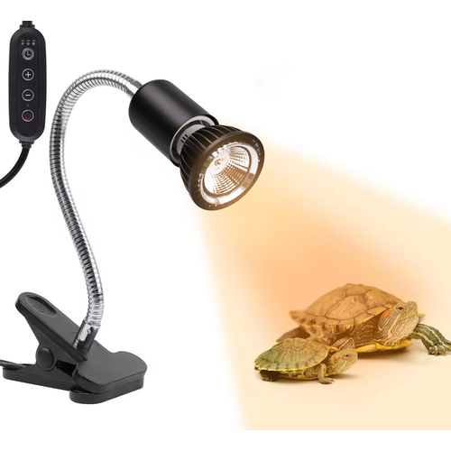 Reptil LED lampe UVB - 5W, klipsholder