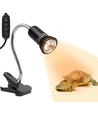 Reptil LED lampe UVB - 5W, klipsholder
