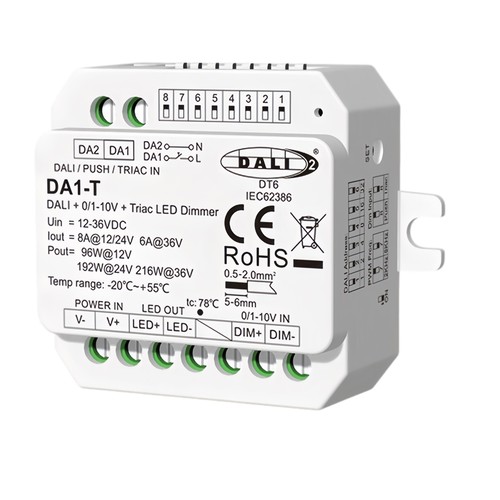 LEDlife DALI, 1-10V, Triac dæmper - 12-36V