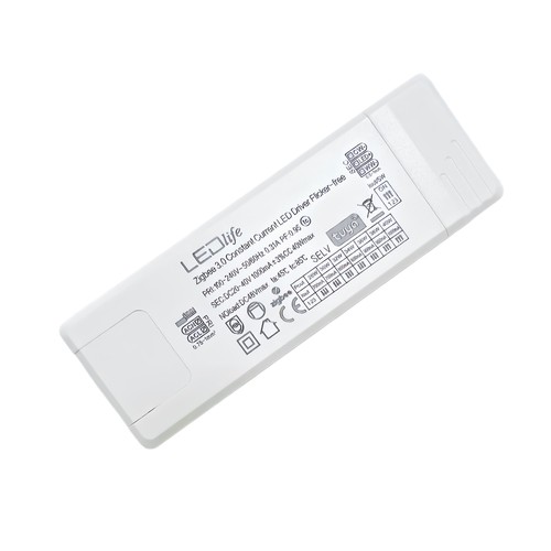 40W / 700-1000mA CCT driver til LED panel - 20-40V, Zigbee, Hue kompatibel, 5 års garanti, CCT justerbar