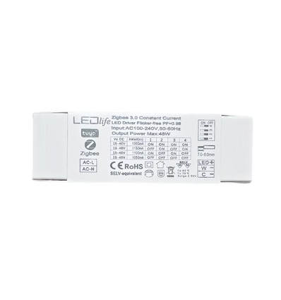 48W / 1050-1200mA CCT driver til LED panel - 15-40V, Zigbee, Hue kompatibel, CCT justerbar