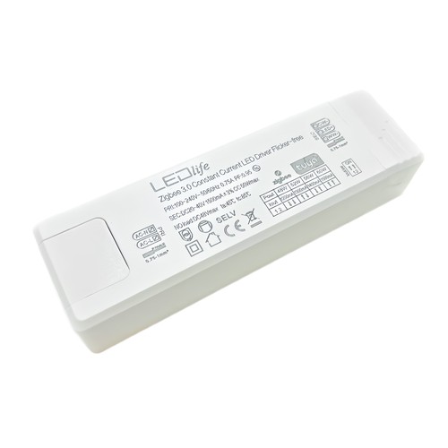 60W / 1200-1500mA CCT driver til LED panel - 20-40V, Zigbee, Hue kompatibel, 5 års garanti, CCT justerbar