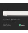 150cm 50W komplet LED armatur - 6 års garanti, 120lm/W