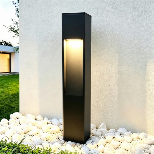 Sort havelampe - 10W, 60 cm, IP65 udendørs, inkl. lyskilde