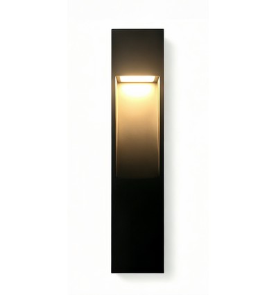 Sort havelampe - 10W, 60 cm, IP65 udendørs, inkl. lyskilde