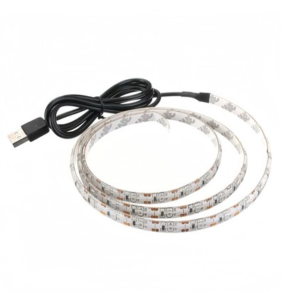80cm USB LED strip til TV og PC - 60 LED pr. meter