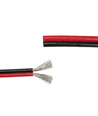 10m 1,2mm² kabel rød/sort - 2-ledet (16AWG), 12-24V, til LED strip