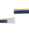 5m RGB+CCT-kabel til LED strip - 6x0,35 mm², 12/24V