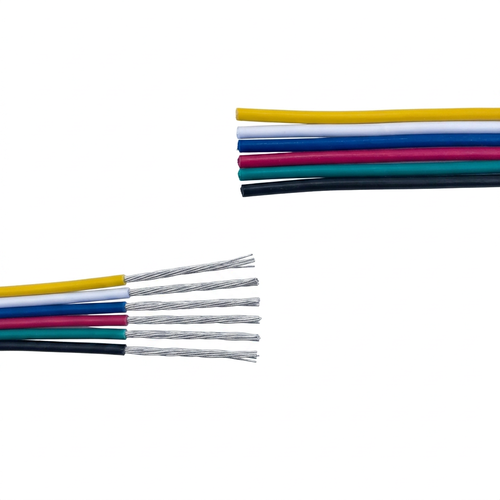 10m RGBCCT Kabel - 6x0,35mm², 12-24V, til LED strip