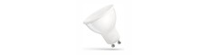 GU10 4W LED pære - Matteret, hvid plast