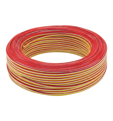 100m 1,2mm² CCT kabel - 3-ledet (16AWG), 12V-24V til LED strip