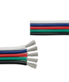 5m 1,2mm² RGBW kabel - 5-ledet (16AWG), 12-24V til LED strip