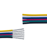 5m 1,2mm² RGBCCT kabel - 6-ledet (16AWG), 12V-24V til LED strip