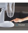 V-Tac 40W bordventilator - Ø30cm, 3 hastigheder, 3 blade