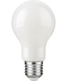 E27 4,9W dæmpbar LED pære - A60, filament, opal glas, 2700K, 600lm
