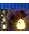 MOCHI Pære Natlampe til Børn - Silikone, Farveskift + varm hvid