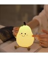 MOCHI Pære Natlampe til Børn - Silikone, Farveskift + varm hvid