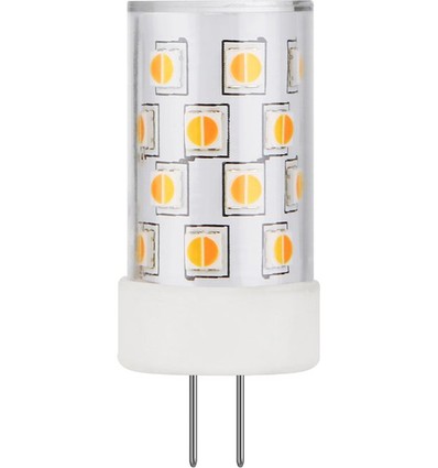 G4 3W DimToWarm LED pære, 12V - 210lm, dæmpbar, 2200K-3000K, klar glas