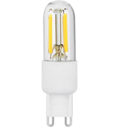 G9 3W dæmpbar LED pære - 6,6cm, 270lm, filament, klar glas, 2700K