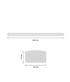 60cm LED loftsarmatur, 15W - 100lm/W, CCT, hvid, IP20