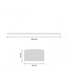 120cm LED loftsarmatur, 30W - 100lm/W, CCT, hvid, IP20