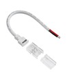Vandtæt startstik til LED strip - 8mm, enkeltfarvet, IP68, 5V-24V, til SMD og COB