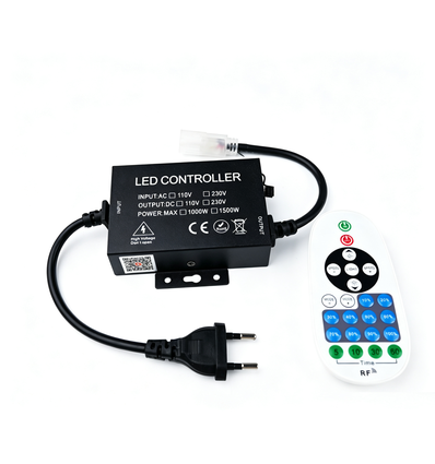 230V udendørs WiFi Smart Home dæmper - Inkl. endeprop, til 230V (Slim COB), IP54, memory funktion, max 50 m