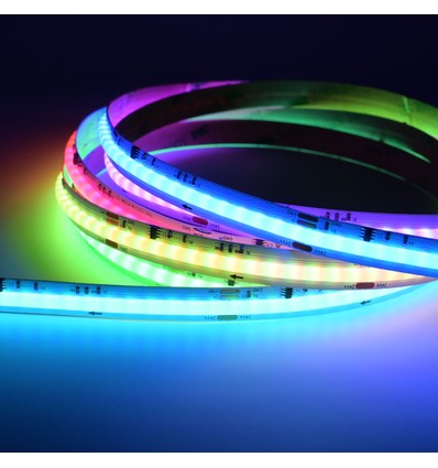 5m RGBWIC COB LED strip - 24V DC, 784 LED 20W/m, IP20