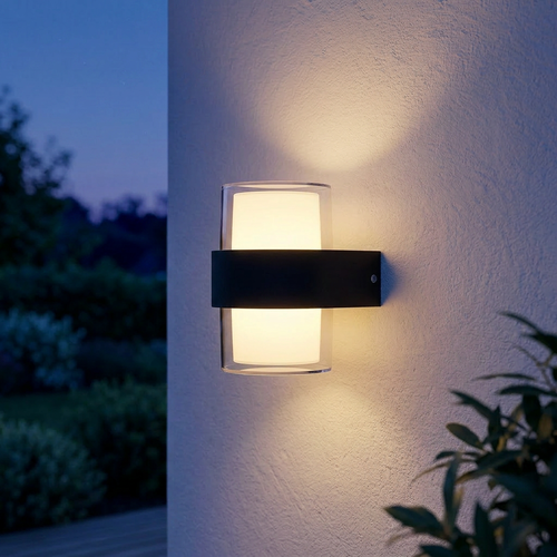 LED væglampe med op/ned lys - 9W, IP65, udendørs